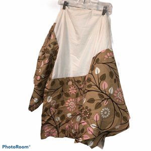 Dwell Studio Dwell Baby NEW mocha floral Crib skirt
